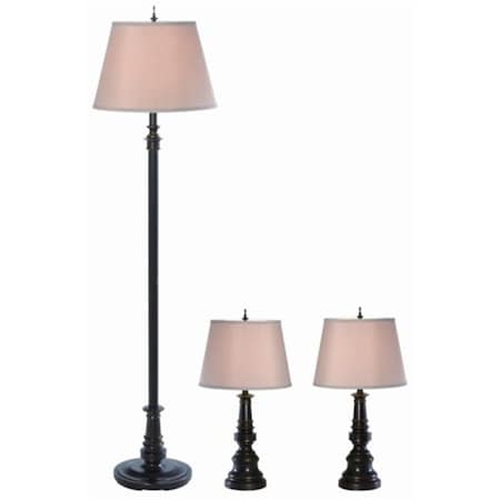 Star Brite Restoration Bronze 3 Piece Lamp Set ST614391